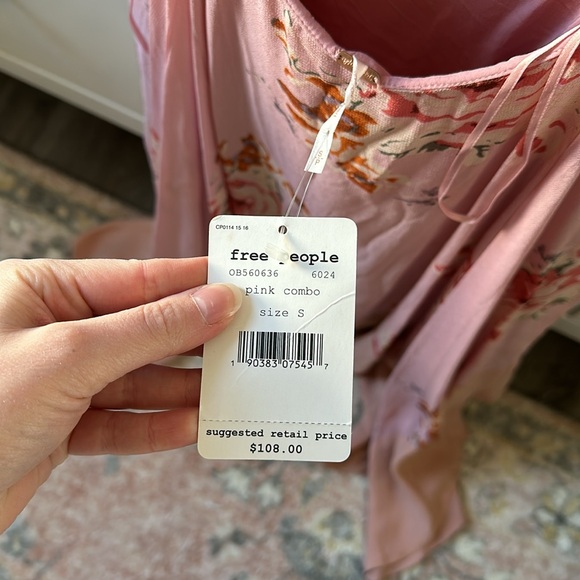 Free People Faded In Bloom Mini Floral Dress - Picture 6 of 11